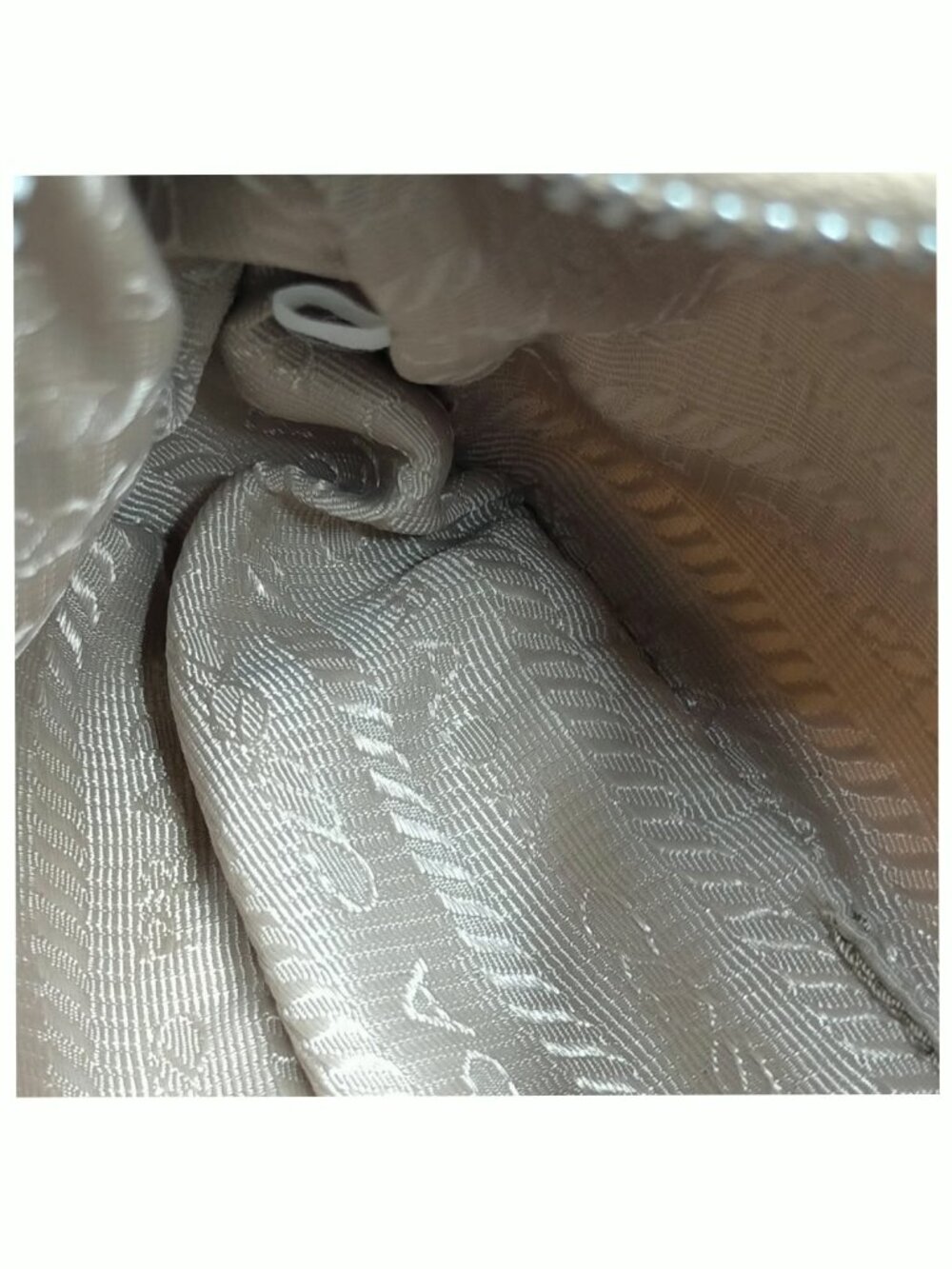 Authentic Prada Nylon Shoulder Bag Chain Strap Mini Hobo Bag - Picture 16 of 16